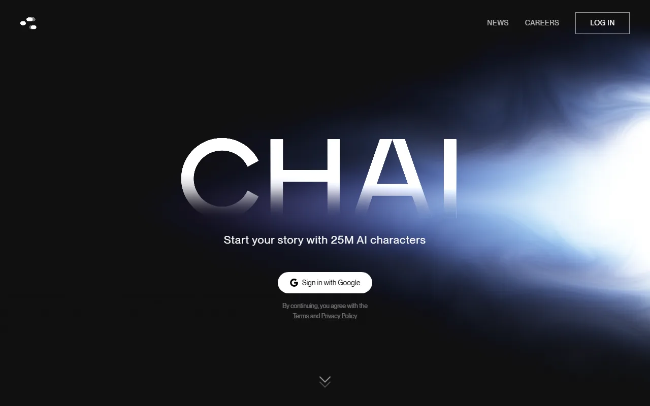 Chai homepage screenshot 2026